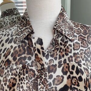 Ellie Tahari Animal Print Dress / Size 4